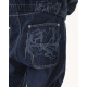 JACKER, Devils dance denim baggy pant, Aop