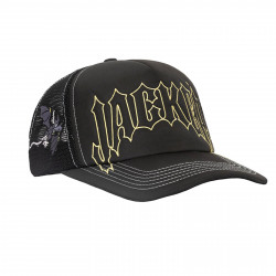 JACKER, Hells bells trucker cap, Black