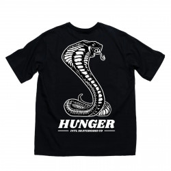 HUNGER, Tshirt cobra, Black