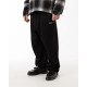 JACKER, Clip baggy pant, Black