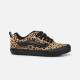 VANS, Knu skool elastic lace leopard pop, Black/multi