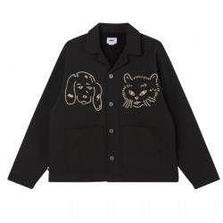 OBEY, Obey vesta shirt jacket, Pirate black