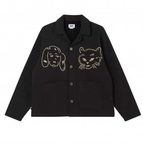 Obey vesta shirt jacket - Pirate black