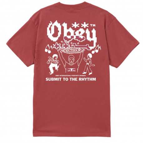 Obey submit to the rhythm - Mineral red