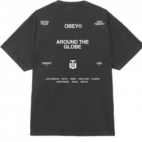 Obey around the globe - Pigment true vintage black