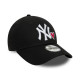 NEW ERA, Yth icon 9forty neyyan, Blkwhi