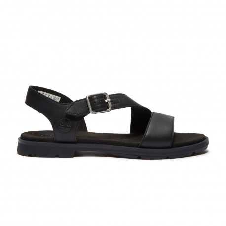 Calista bay backstrap sandal - Black full grain