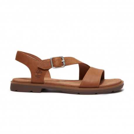 Calista bay backstrap sandal - Rust full grain