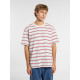 DICKIES, Lewistown stripe ss tee, Egret