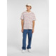 DICKIES, Lewistown stripe ss tee, Egret