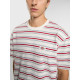 DICKIES, Lewistown stripe ss tee, Egret