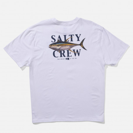 Yellowfin classic s/s tee - White