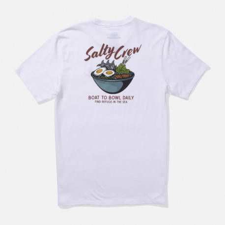 Fish bowl ss tee - White