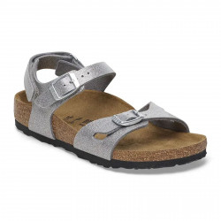 BIRKENSTOCK, Rio as kids bf, Sparkling silver