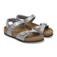 BIRKENSTOCK, Rio as kids bf, Sparkling silver