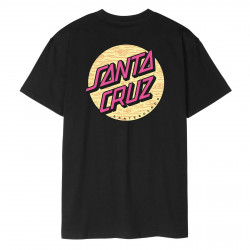 SANTA CRUZ, Wagon dot chest t-shirt, Black