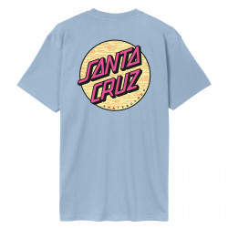 SANTA CRUZ, Wagon dot chest t-shirt, Fresh blue