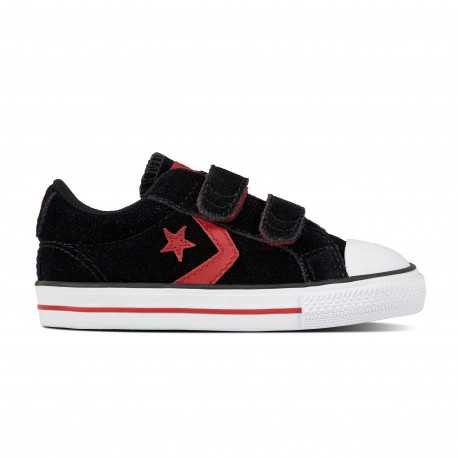 converse star player black red