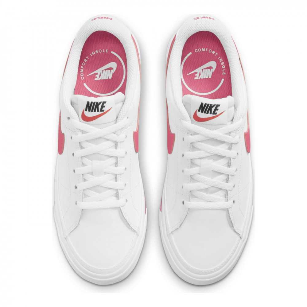 NIKE Nike Court Legacy White/hyper Pink Suffern
