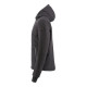 JUST OVER THE TOP, Artic ml capuche stretch leger, Black