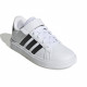 ADIDAS, Grand court 2.0 el k, Ftwwht/cblack/cblack