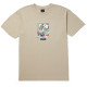 HUF, T-shirt burning away ss, Bone