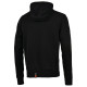 WATTS, Sweat capuche, Noir/fluo orange