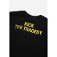 WASTED, T-shirt kick, Black